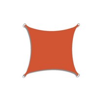 대형 야외 파라솔 방수 파라솔 그늘 항해 캐노피 캠핑 큰 천 야외 걸이식 정원 테라스, 10 orange_05 3x3m
