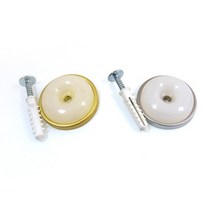 쿠션 피스형 도어범퍼 / 도어쿠션 도어스토퍼 문콕방지 문콕금지 방문 현관문 출입문 벽면 부딛힘 방지 도어쿠션 스톱바 도어 충격방지, 40파이/골드