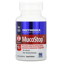 엔자이메디카 뮤코스탑 MucoStop 96 캡슐 글루코아밀라아제 인베르타아제, 96정, 2kg