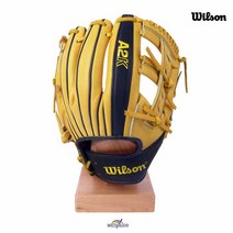 윌슨 [WILSON] 2017 NEW KOREA A2K 1716T 11.5인치 내야용 글러브 이정후 선수 모델 (노검), 우투(왼손착용)