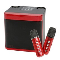 디큐브 블루투스 노래방 마이크 슈퍼큐브 777, 와인레드