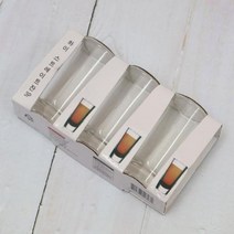 유리잔 주방용품 하이 스트레이트잔 다용도잔 3p, 해당 상품 선택하기