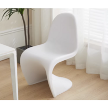 베르너 팬톤체어 1인용 독서의자 편한 식탁 의자, 옐로우