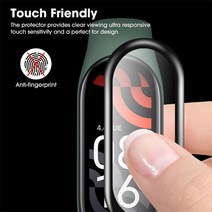텐터 우레탄창 제약 천막사 9D 화면 보호기 Xiaomi mi 시계 7 6 5 4 전체 커버 부드러운 유리 Xiaomi Miban, 01 1개 낱개구성 _03 For Mi Band 6