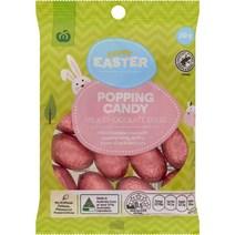 이스터데이 부활절 울월스 팝핑 캔디 밀크 초콜릿 달걀 150g