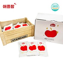 애플팜 경북 부사 사과주스 순수 원액 100% 사과즙 120ml 50포, 부사 사과주스 120ml 50포