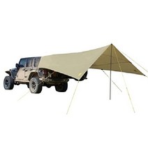 SJK Roadhouse Tarp 헌팅 캠핑 오버랜드 쉘터, Khaki