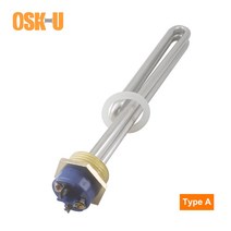 태영열 온수기 부속 DN25 전기 발열체 220V 1 인치 스테인레스 스틸 온수기 요소 태양열 물 탱크 와트 2KW/, 01 220V_03 4KW 270mm