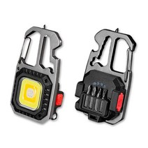 카라비너 멀티툴 LED 충전식 캠핑 랜턴 작업등 미니 후레쉬 육각렌치