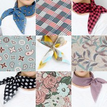 쁘띠스카프 손수건 선물용 국산 사각 개별포장 머플러