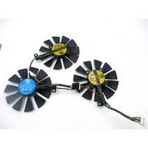 ASUS STRIX GTX 1080/980Ti/1060/1070 비디오 카드 냉각 시스템 용 gpu VGA 쿨러 그래픽 gtx1080 gtx980ti gtx1060 gtx1070, 딥 블루