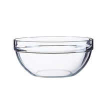 아코록 엠필러블볼 빙수 화채 샐러드 투명한 유리볼, 14cm (177916)