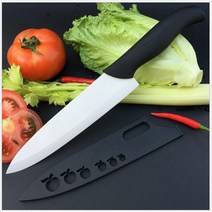 세라믹칼 정육칼 일본 독일 명품칼 중식칼 장미칼세라믹 파링 나이프 인치 과일 요리사 지르코늄 싱글 핸들, 01 black handle-white