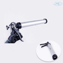 태즈컴퍼니 말통 실리콘건 375mm 알루미늄 코킹건, 단품