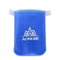 aonijie soft flask 물병 접는 접이식 물 가방 tpu 실행 수화 팩 허리 가방 sd0910 250500ml, 170ml 물컵