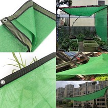차광막 야외용 대형 폴딩 테라스 파라솔 업그레이드 된 6pin 녹색 안티 uv hdpe, 1x5m