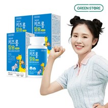 [그린스토어] 그린키즈 키즈롱 칼슘 바닐라맛(100일분x3개), 단품, 단품