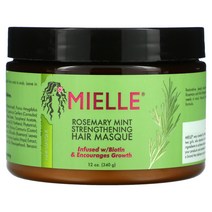 Mielle 두피 케어 Strengthening Hair Masque Rosemary Mint 12 oz (340 g)