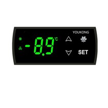 yk-605 두 개의 센서 lcd 터치 스크린 냉동 온도 컨트롤러디스플레이, 220-240v