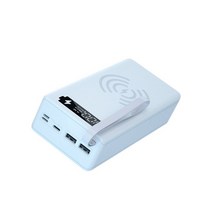 파워뱅크 자작배터리 캠핑용배터리 이동식 용접-무료 14*18650 보조베터리 키트 DIY 배터리 케이스 모바일, 04 Wireless charging-W