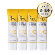닥터비타 미백 주름개선 자외선차단 3중 기능성 프리미엄 화이트닝 비비크림 50g (SPF50+ / PA+++), 4개
