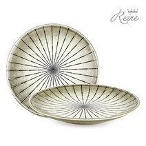 헨느 데이지 25cm 접시 2P / 도자기 원접시, 01 헨느 데이지 25cm 접시 2P