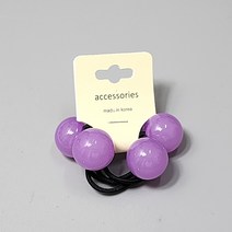 반반하니 작은구슬 컬러가 쨍해요 아동머리방울 여아머리끈(한쌍)