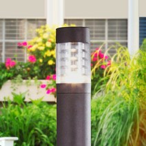 구쯔 1등 잔디등 방수 잔디등 외부조명 (1m 블랙), 노란빛 1개