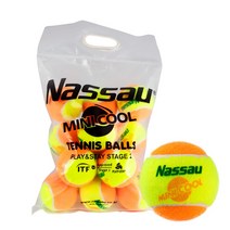 낫소 쿨볼(COOL Ball) 오렌지볼 테니스공 12개입, 본상품