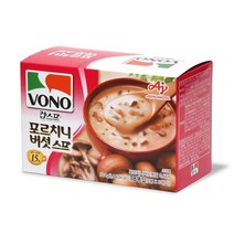 보노보노 포르치니버섯스프 18g 18봉 컵수프 크림스푸 코스트코 vono 농심 양송이 머쉬룸 편의점 인스턴트 간편식 맛있는 대용량 일회용 즉석 아침식사대용, 1박스