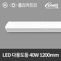 동양조명 KS인증 LED 주차장등 직부등 40W 1200mm 10개입, 1개, 주광색