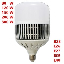 집어등 전원 Led 글로브 전구 E27 E40 80W 120W 150W 200W 300W AC220V 에너지 절약 볼 램프 홈 공장 바닥 작업장 조명, 03 차가운 흰색_01 80W_05 E40