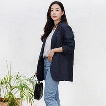 여성 오버핏 린넨자켓 여름 싱글자켓 정장자켓 린넨재킷 여자얇은자켓 마자켓