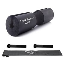 역기 1.25KG 원판 저중량 경량 고정바벨 우레탄 20KG 활력 파워 기어 바벨 스쿼트 패드 2 Pcs StrapsFor 바, 03 Black