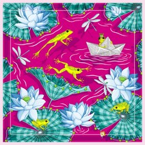 마우리치오 비니 라노치오 스카프, one size, 블루