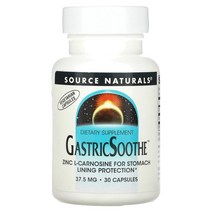 소스 네츄럴 Source Naturals GastricSoothe 37.5mg 캡슐 30정옵션확인필수, 120 개