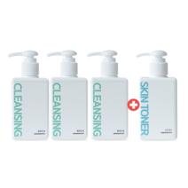 스킨도로시 3+1 폼 클렌징 스킨 토너 여드름 세안 세트, 4개, 150ml, 150g
