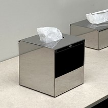 스텐 두루마리 휴지 케이스 각티슈 커버, 두루마리 케이스, 1개