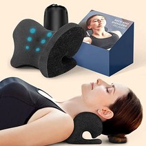 ZAMAT 베개 일자목 숙면 수면 편안한밤 메모리폼 거북목 목디스크, 블랙입니다.