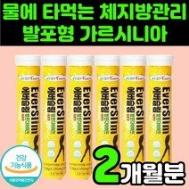 20대 여성 물에 타먹는 발포 마시는 다이어트 가르 시아나 니시아 시니아 아래 뱃살 빼기 체지방 감소 뱃살 내장 지방 제거 보조제 몸매 관리 등살 상체살 빼기 50대 중년 나잇살, 6통(2개월분)