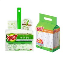 3M 스카치브라이트 테이프 클리너 베이직 대형 크리너 리필 알뜰세트, 본체핸들+리필8개