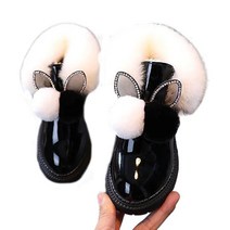 셀럽당 소녀용 방한화 청소년 털 신발 여아 겨울 털 부츠