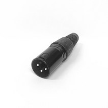 Anyport 애니포트 XLR 캐논 수 남땜용 커넥터 블랙 AP-XLRBM AV케이블