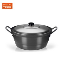 유진토스코 업소용 경질국솥 곰솥 대용량 냄비 장보고주방, 30cm