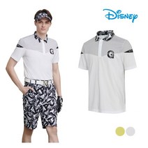 디즈니골프 디즈니골프 남성 카라 프린팅 티셔츠 DK2MTS043