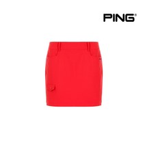 핑골프골프 여성 스커트 솔리드 엠보 레터링_P12283PC951_RE, 64, RE