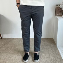 [M~5XL] 구스마켓 남자 여름 린넨 워싱 밴딩 팬츠 [8컬러]