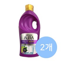 샤프란 아우라 섬유유연제 바이럭스 라임버베나 1Lx2개, 1L, 2개