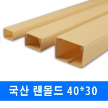 남양 케이엠 PVC 랜몰드 전선관정리 40x30 (39053), PVC랜몰드_39053_40x30_1M