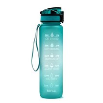탄산수 업소용 소다스트림 실린더 추천 제조기1L 스포츠 물병 밀짚 컵 1 Litro with Time Maker 누출 방지, 09 Green